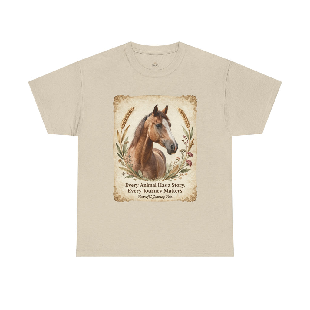 Horse Portrait Tee - Animal Rescue T-Shirt