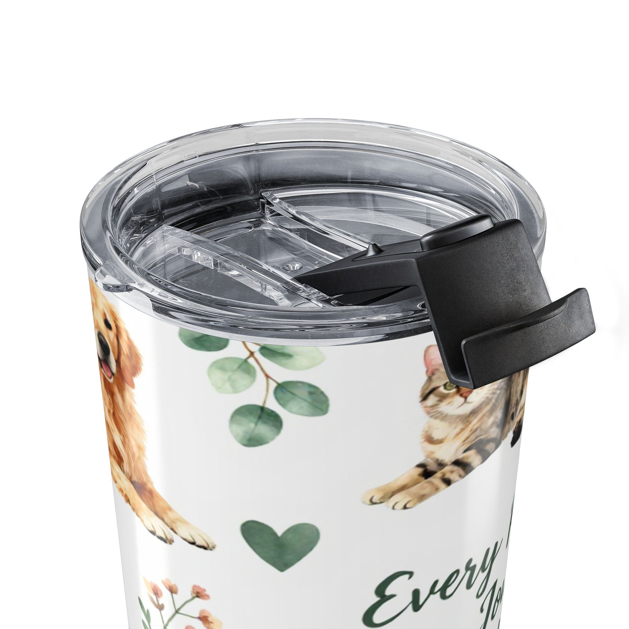 Pet Memorial 20oz Tumbler — "Every Pet, Every Journey, Every Heart" Insulated Travel Cup