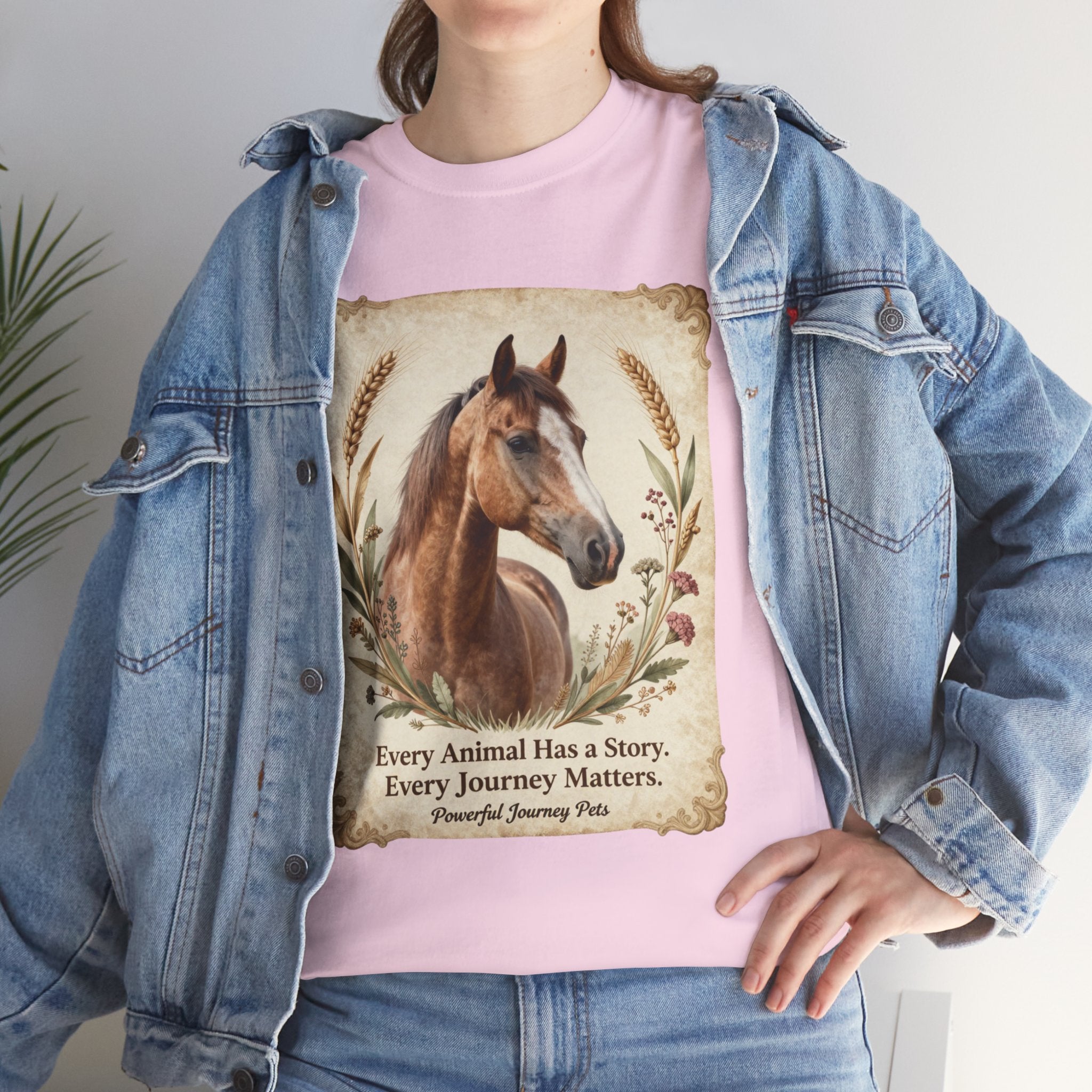 Horse Portrait Tee - Animal Rescue T-Shirt
