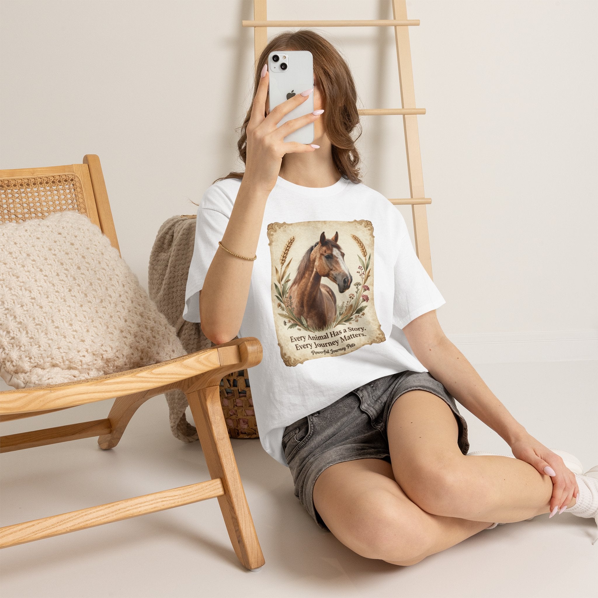 Horse Portrait Tee - Animal Rescue T-Shirt