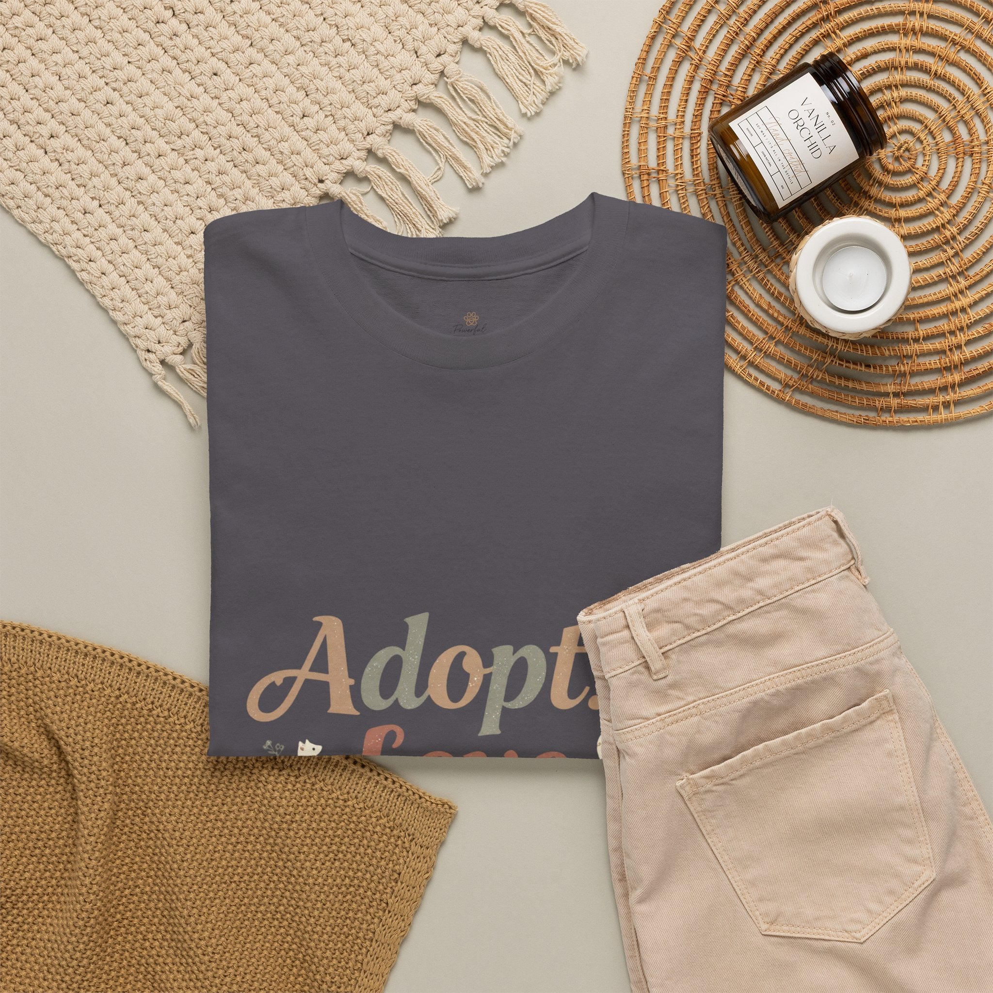 Adopt Love Repeat Rescue Pet Adoption T-Shirt