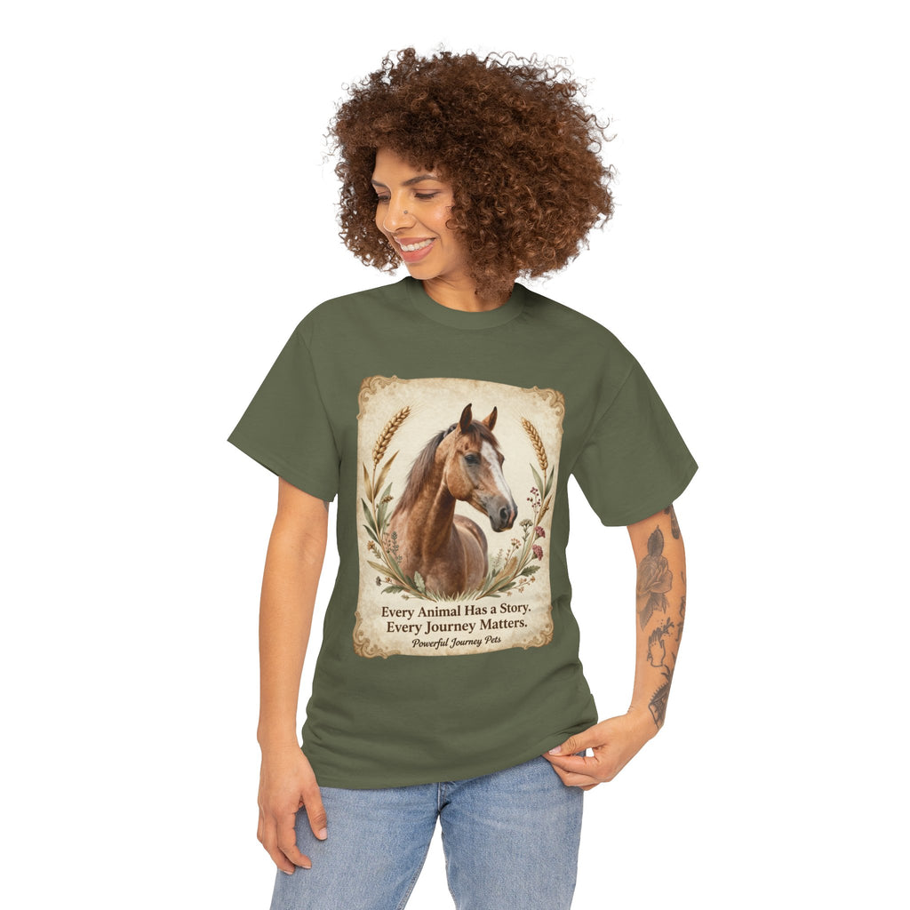 Horse Portrait Tee - Animal Rescue T-Shirt