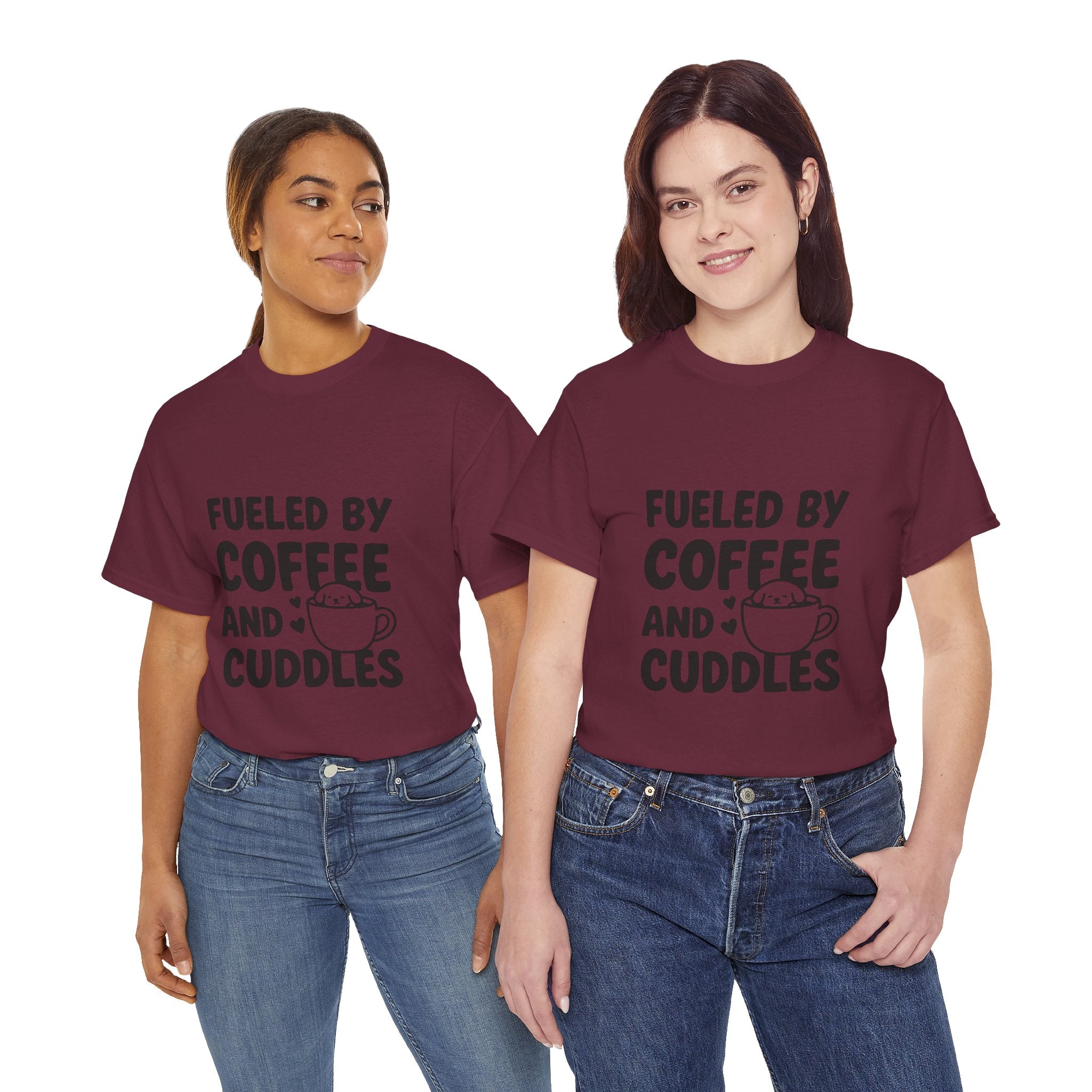 Coffee & Cuddles Dog Lovers T-Shirt