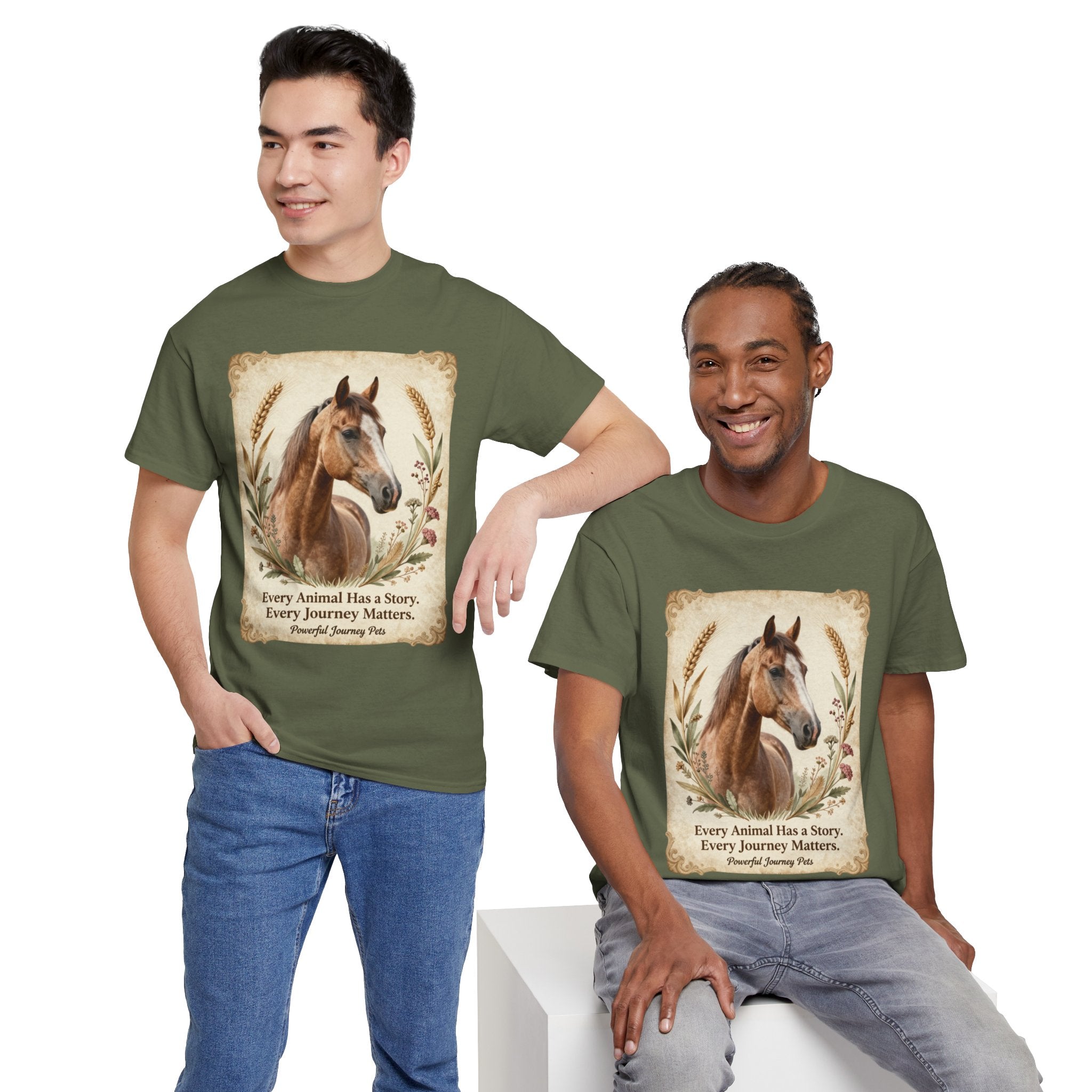 Horse Portrait Tee - Animal Rescue T-Shirt