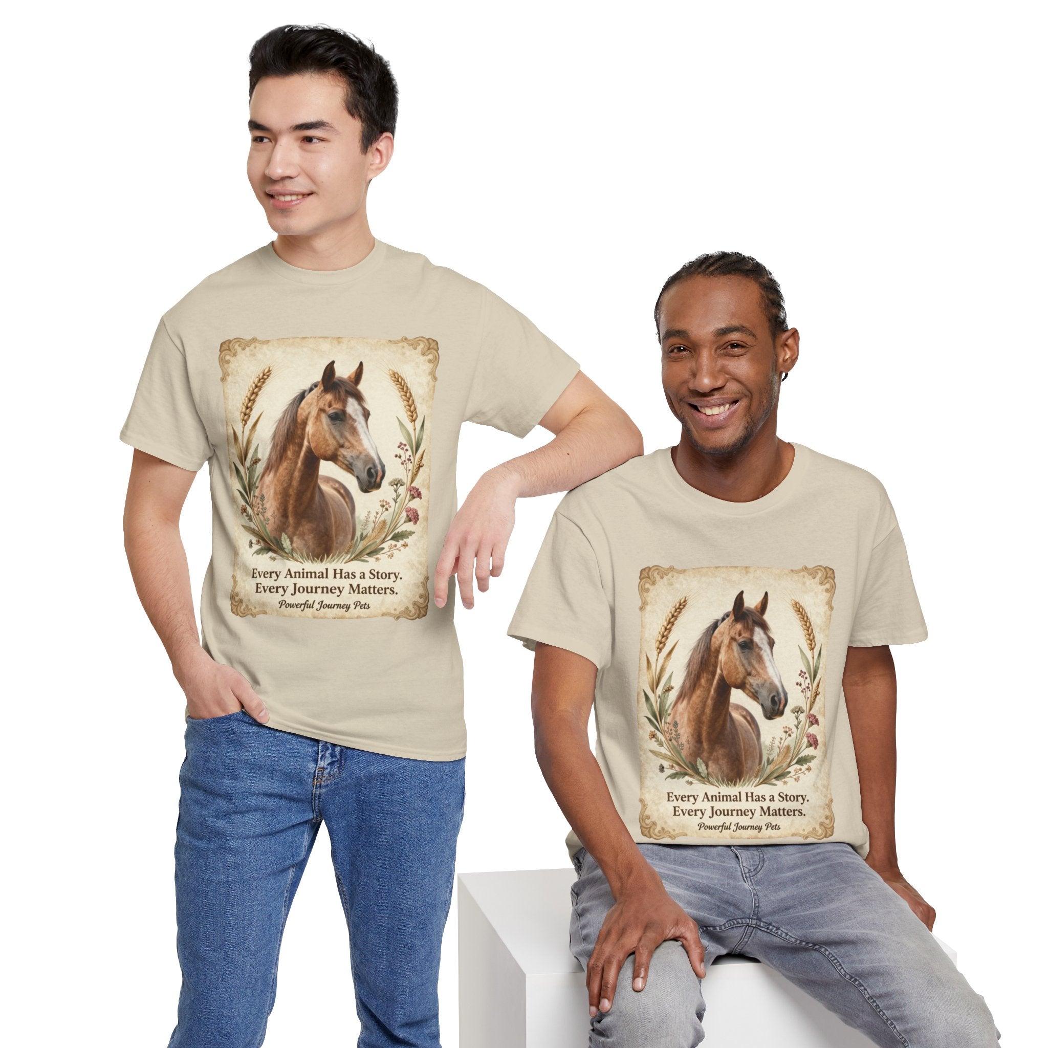 Horse Portrait Tee - Animal Rescue T-Shirt