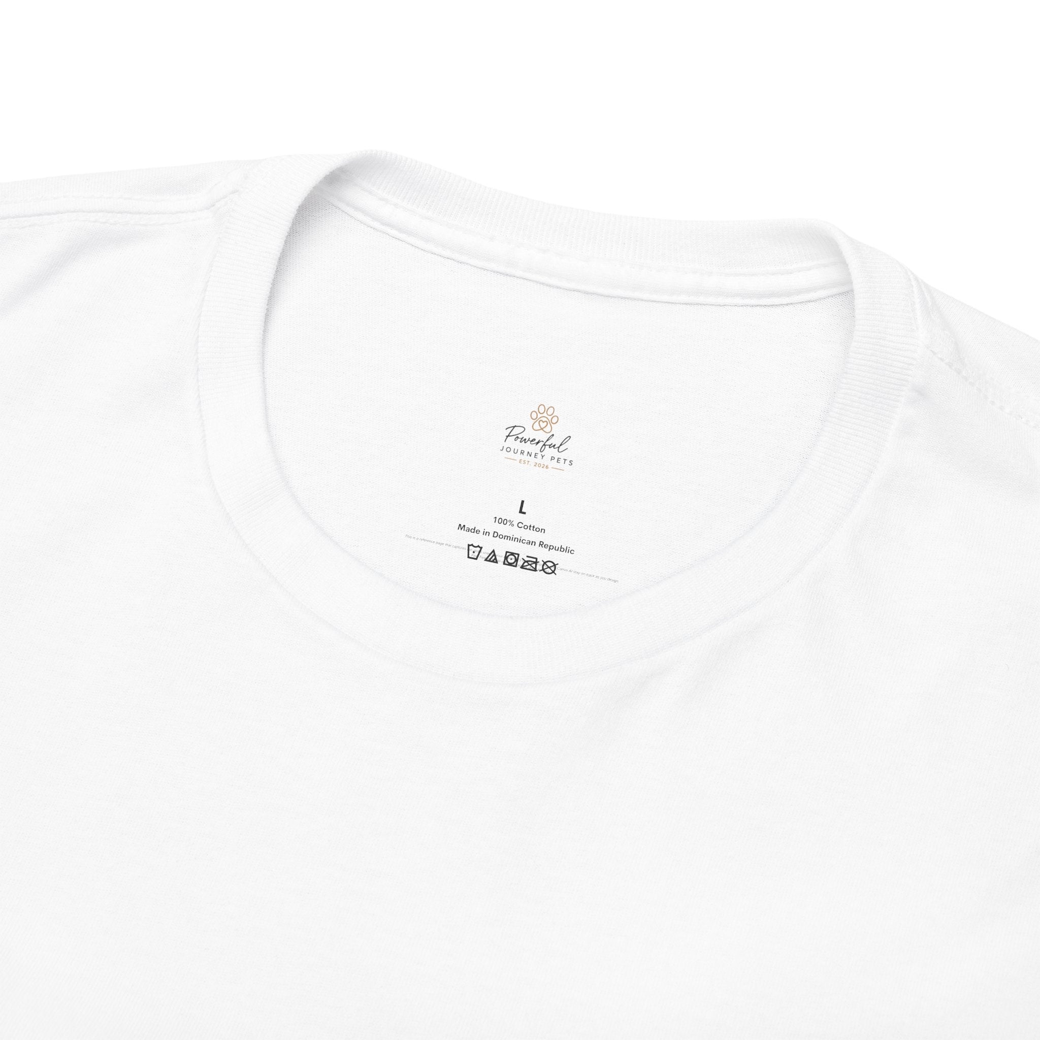 Saving One Pet T‑Shirt — "Saving One Pet Won't Change the World But It Will Change Their World" Rescue Adoption Tee