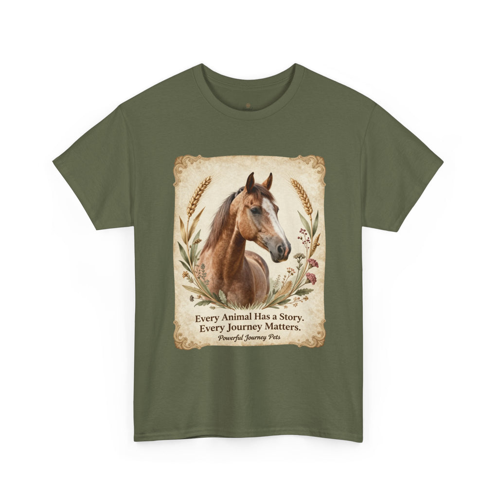 Horse Portrait Tee - Animal Rescue T-Shirt