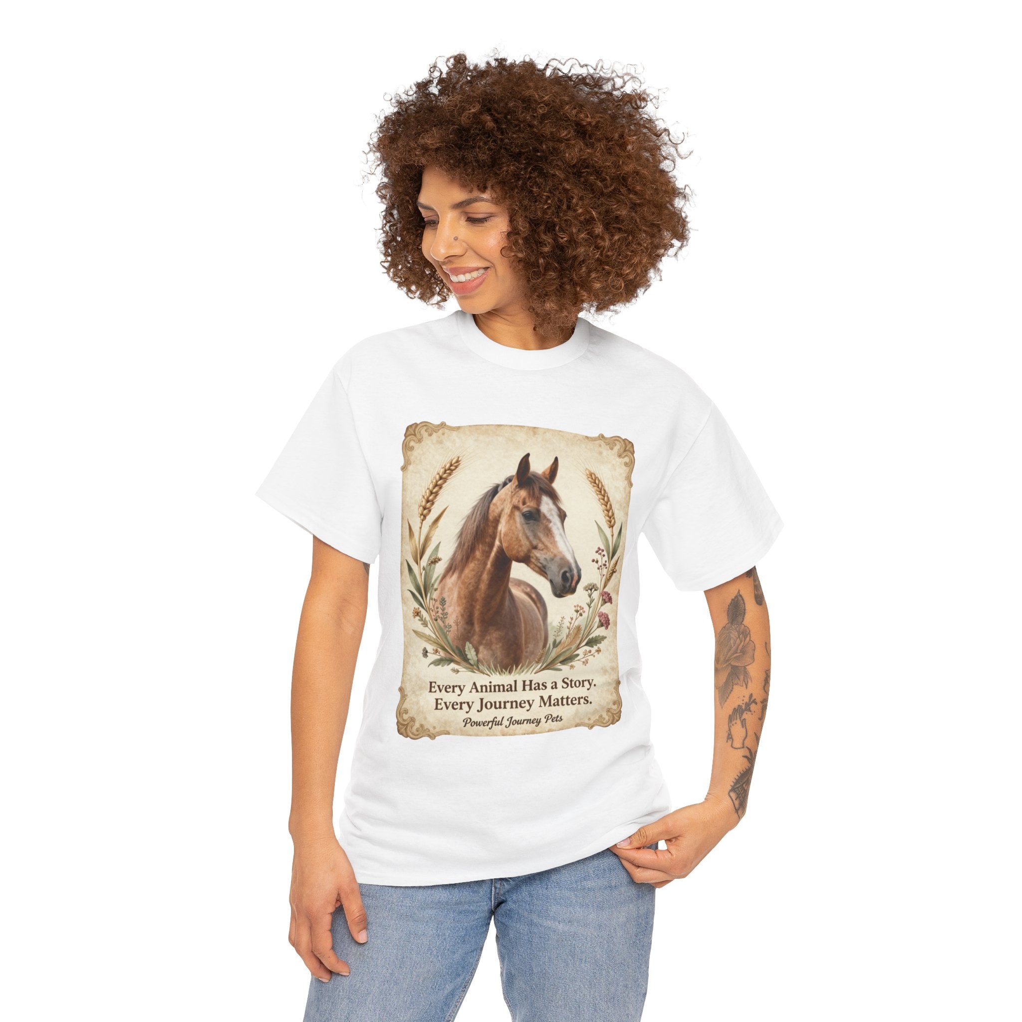 Horse Portrait Tee - Animal Rescue T-Shirt