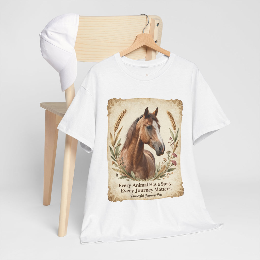Horse Portrait Tee - Animal Rescue T-Shirt