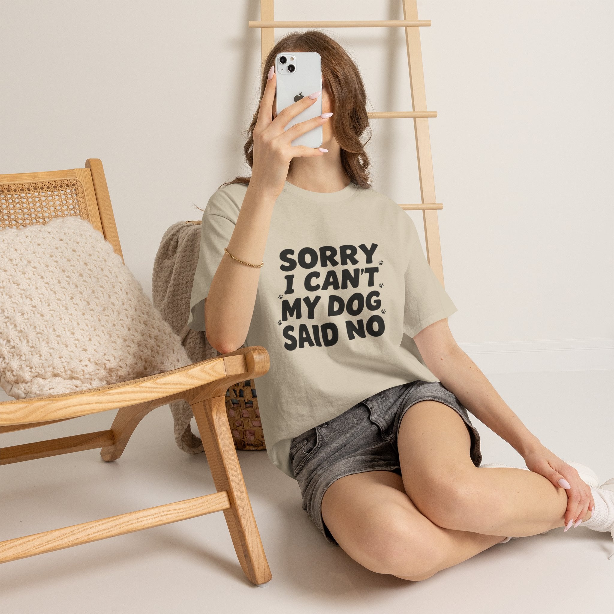 Sorry I Can’t — Dog Said No T-Shirt | Funny Dog Lover Tee