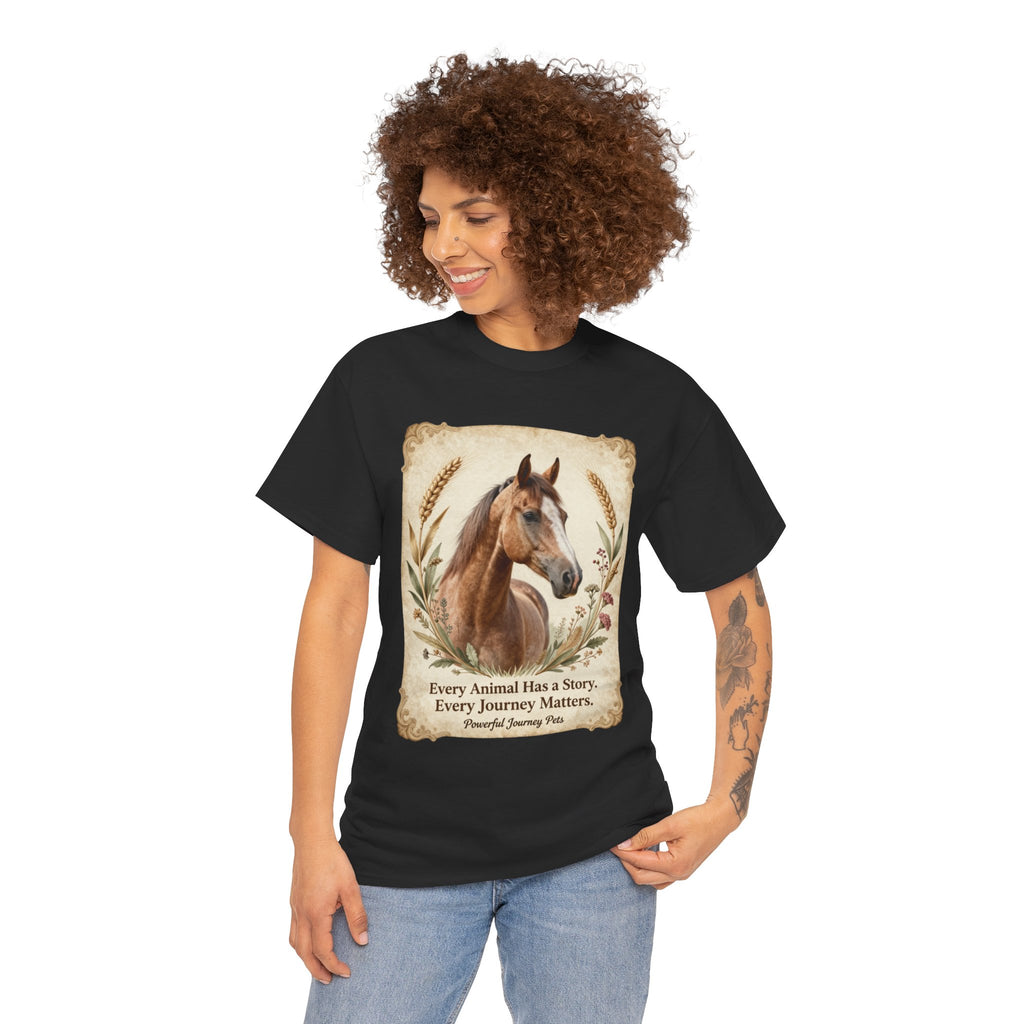 Horse Portrait Tee - Animal Rescue T-Shirt