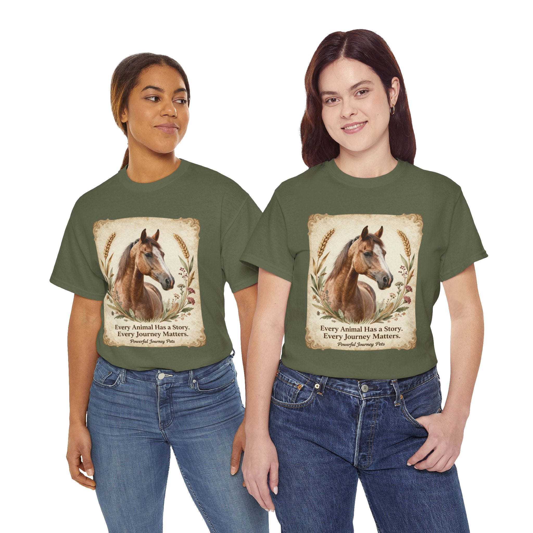 Horse Portrait Tee - Animal Rescue T-Shirt