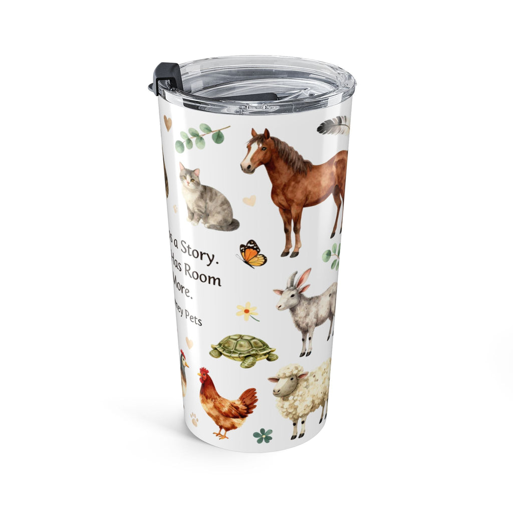 Pet Rescue 20oz Tumbler — "Every Pet Has a Story" Adoption Support Travel Mug