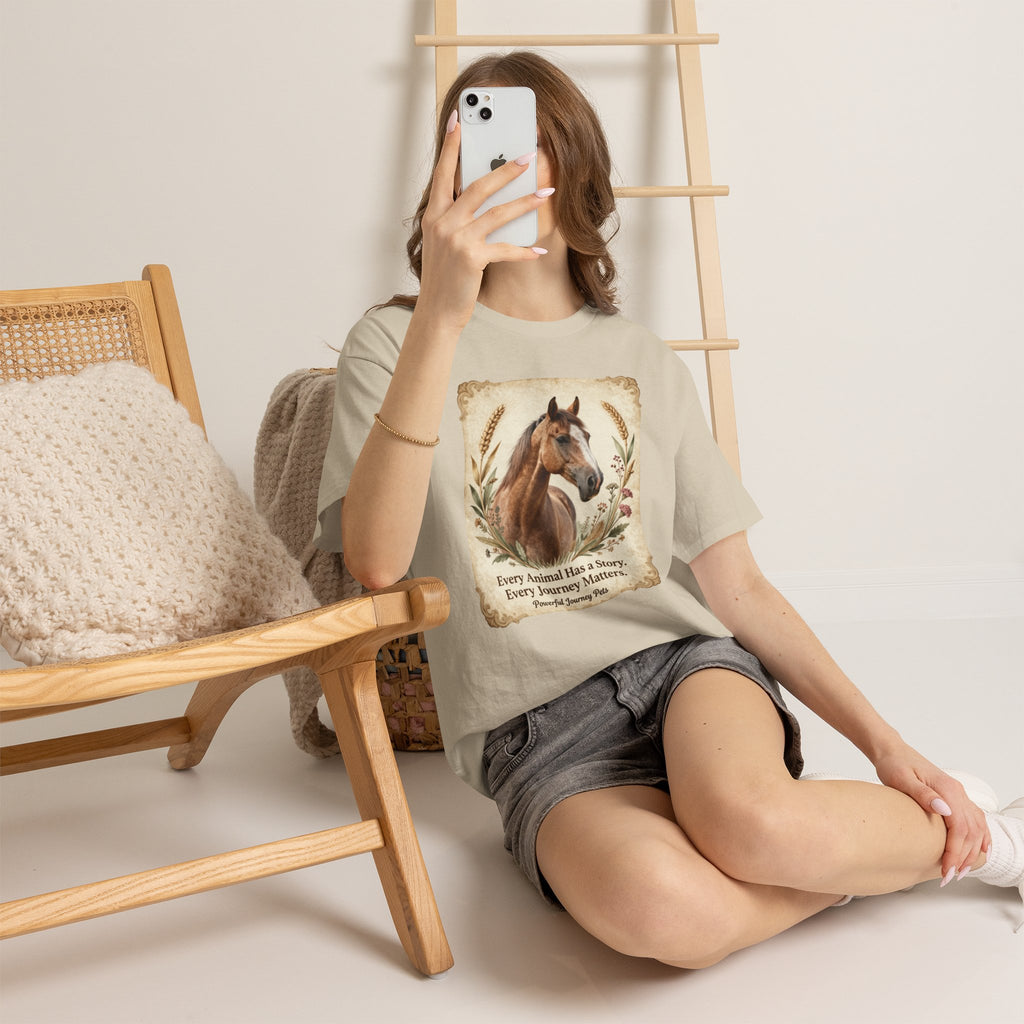 Horse Portrait Tee - Animal Rescue T-Shirt