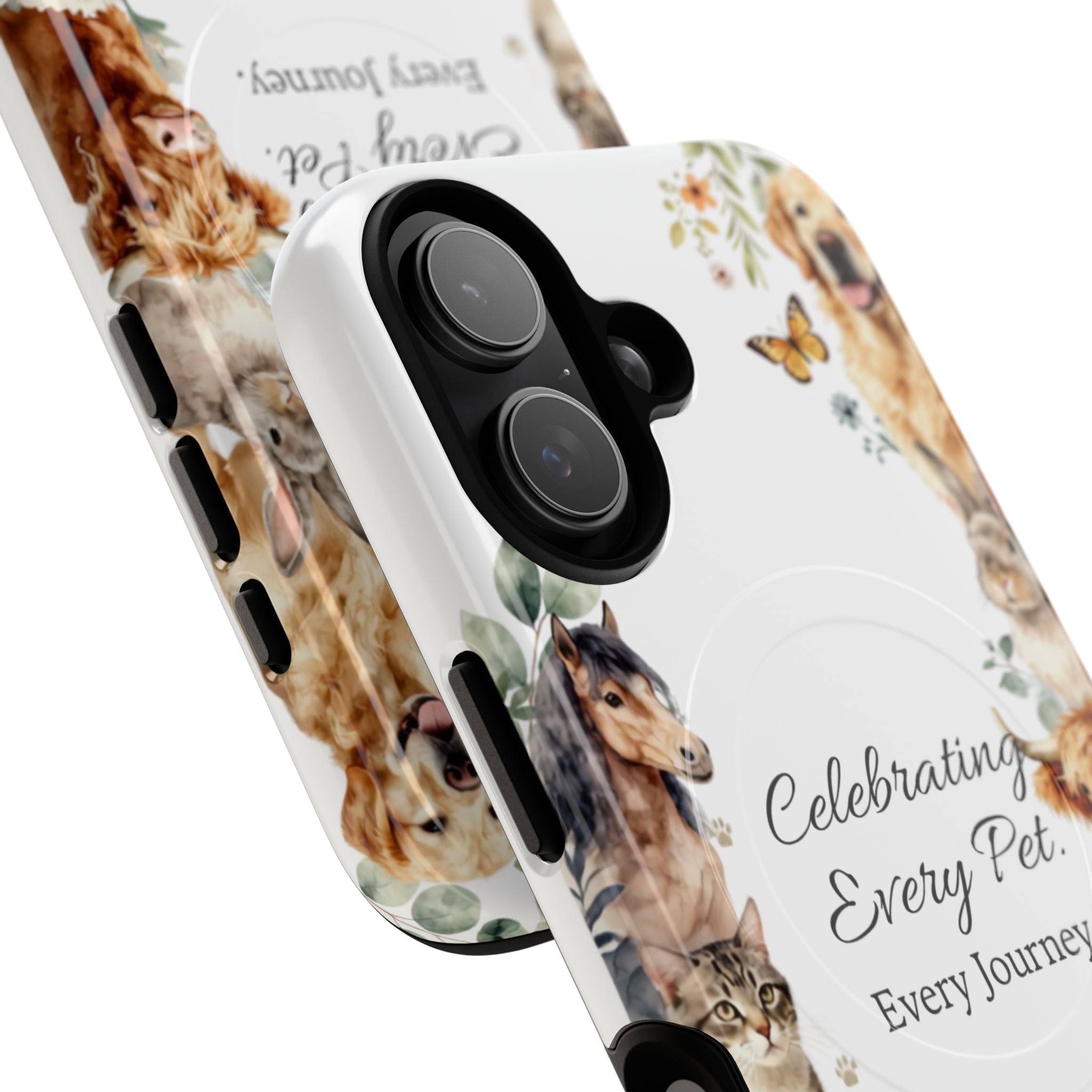 Pet Portrait Tough Magnetic Phone Case — "Celebrating Every Pet. Every Journey."