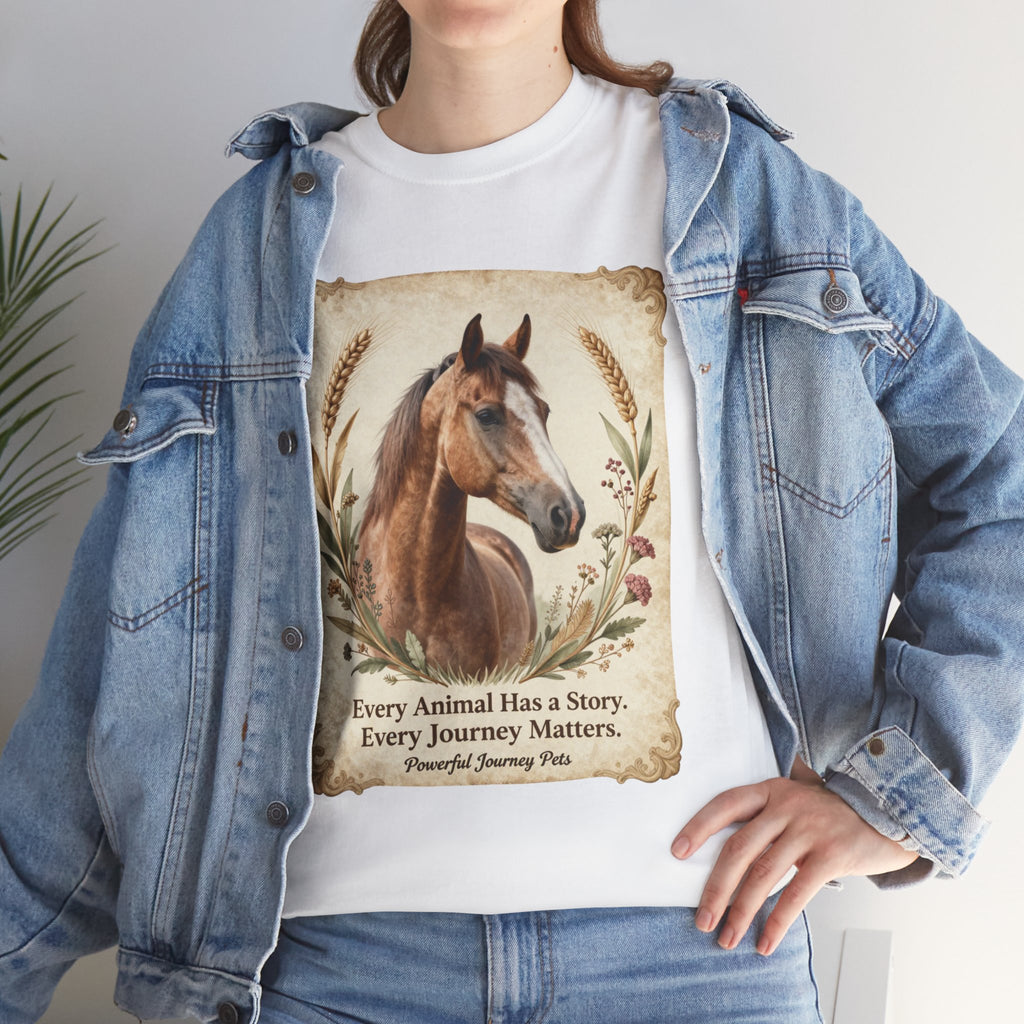 Horse Portrait Tee - Animal Rescue T-Shirt