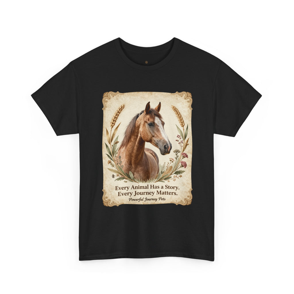 Horse Portrait Tee - Animal Rescue T-Shirt