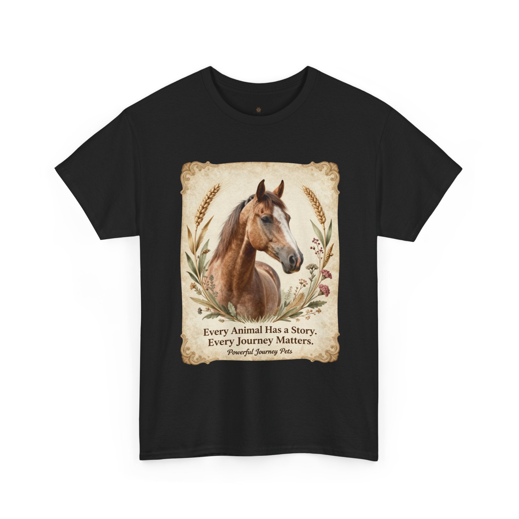 Horse Portrait Tee - Animal Rescue T-Shirt