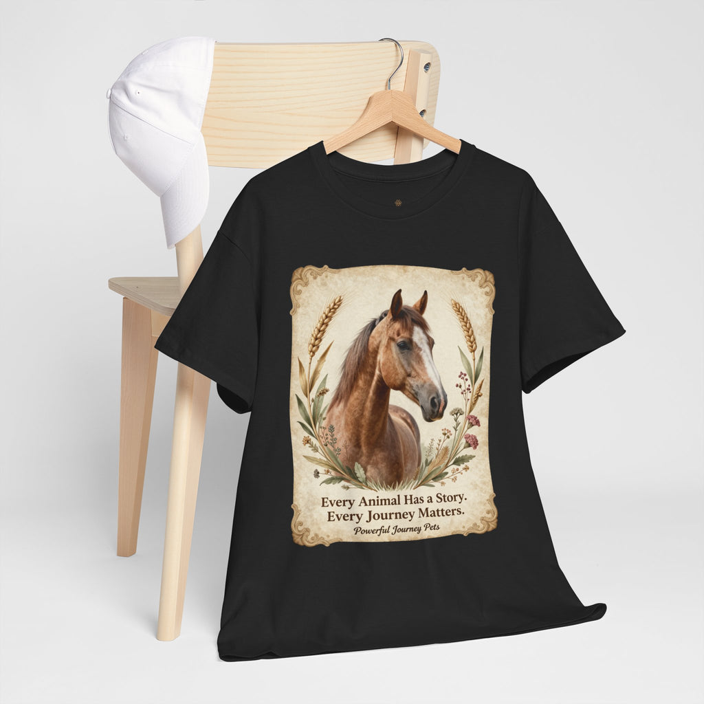 Horse Portrait Tee - Animal Rescue T-Shirt