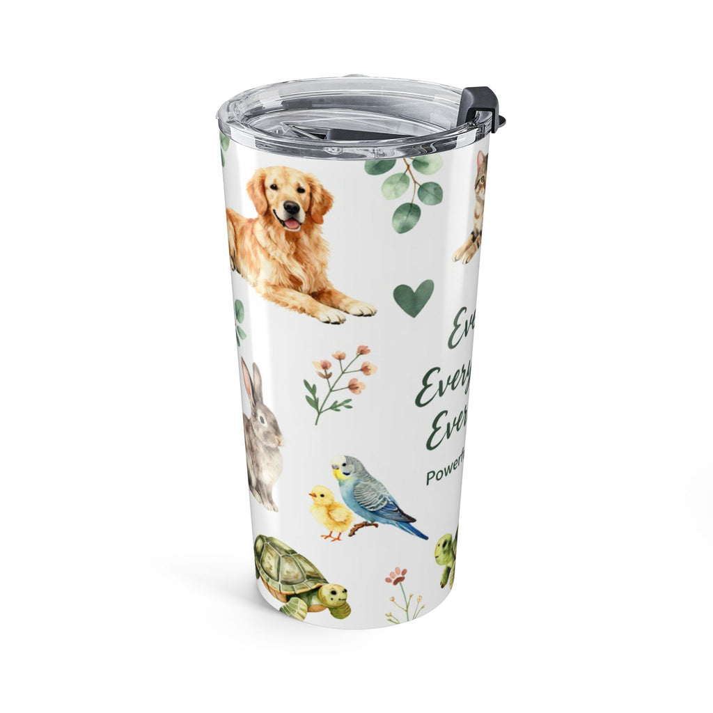 Pet Memorial 20oz Tumbler — "Every Pet, Every Journey, Every Heart" Insulated Travel Cup