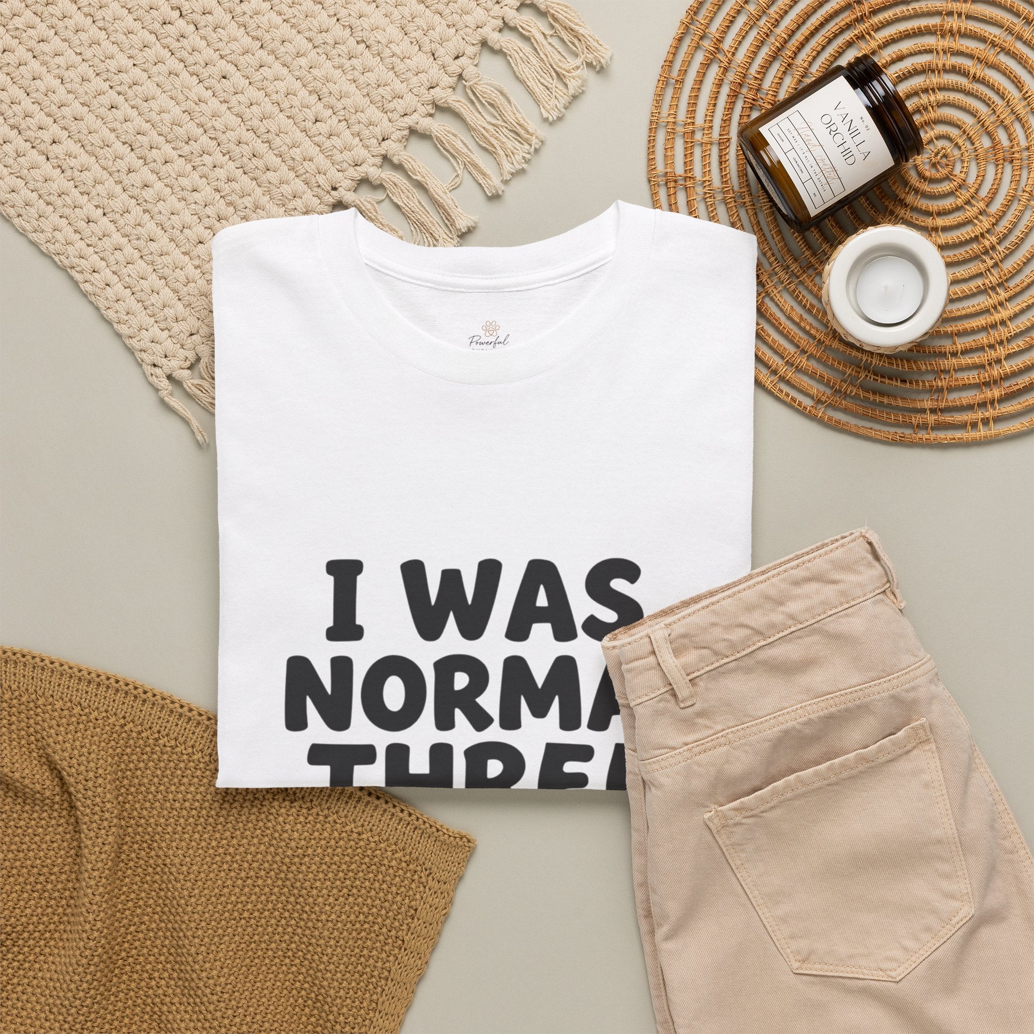 Dog Lover T‑Shirt — "I Was Normal Three Dogs Ago" Funny Pet Mom Tee