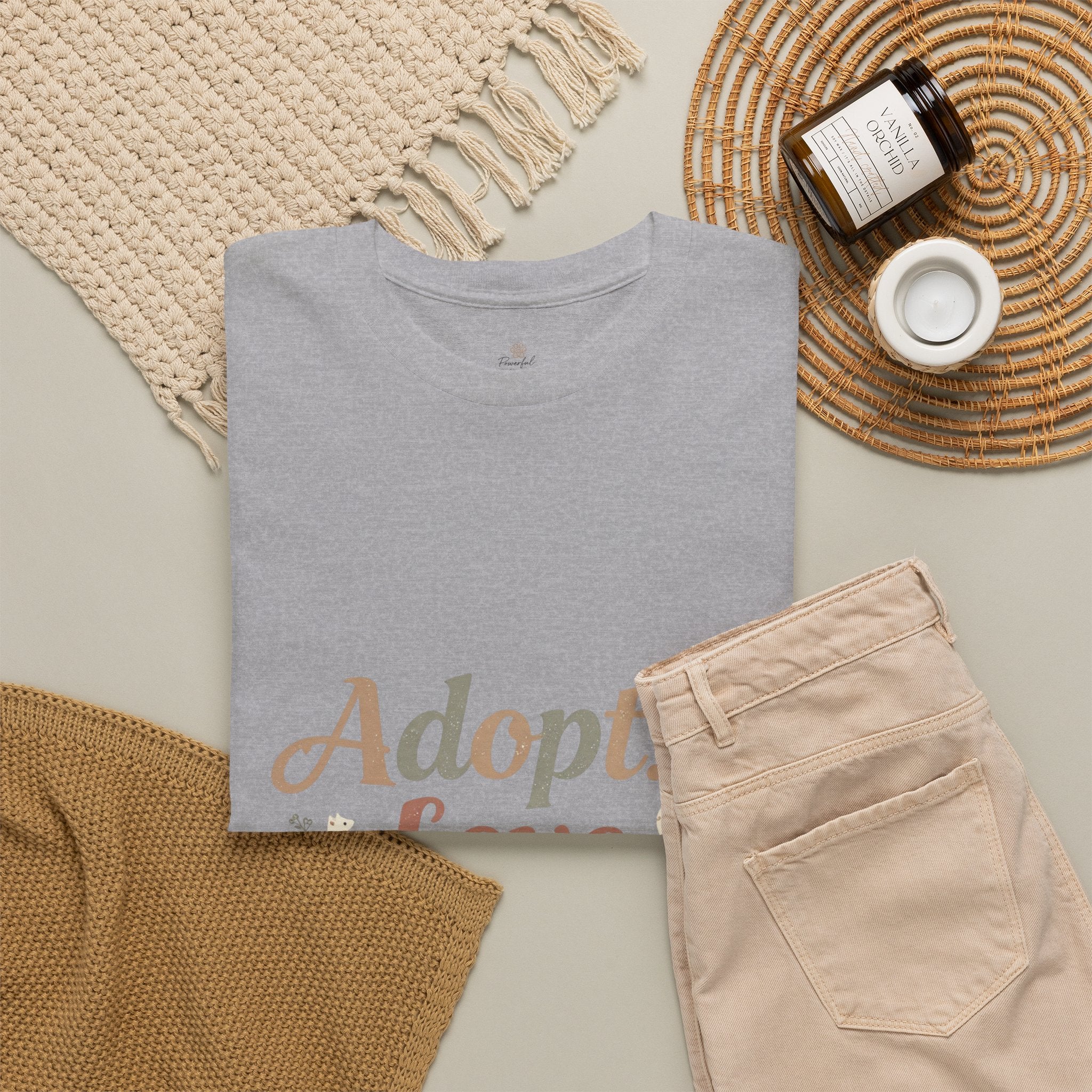 Adopt Love Repeat Rescue Pet Adoption T-Shirt