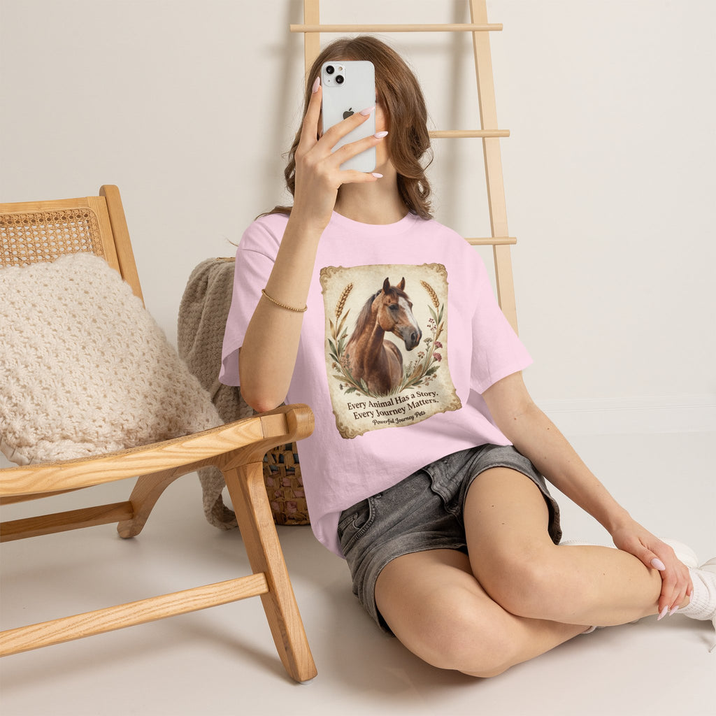 Horse Portrait Tee - Animal Rescue T-Shirt