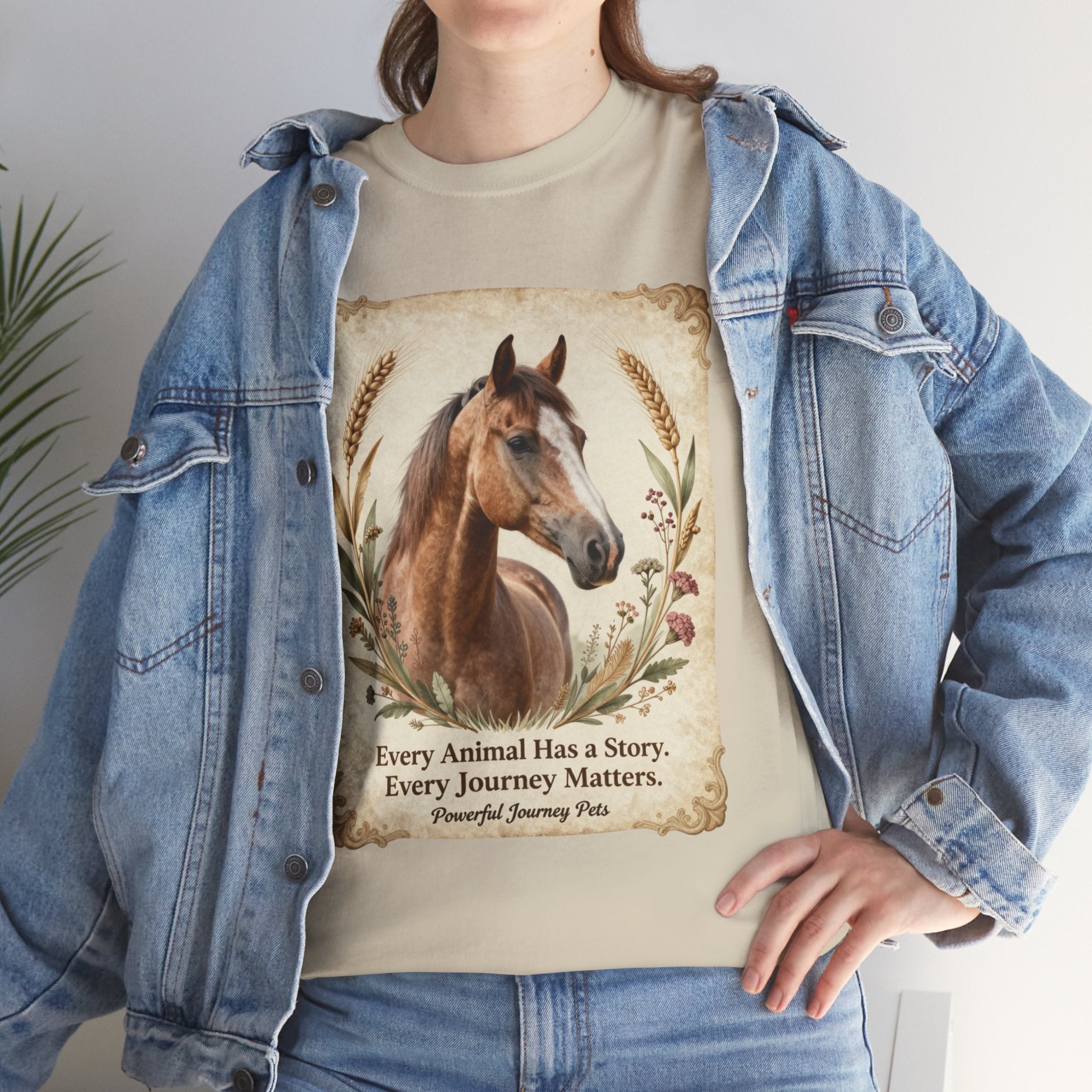 Horse Portrait Tee - Animal Rescue T-Shirt