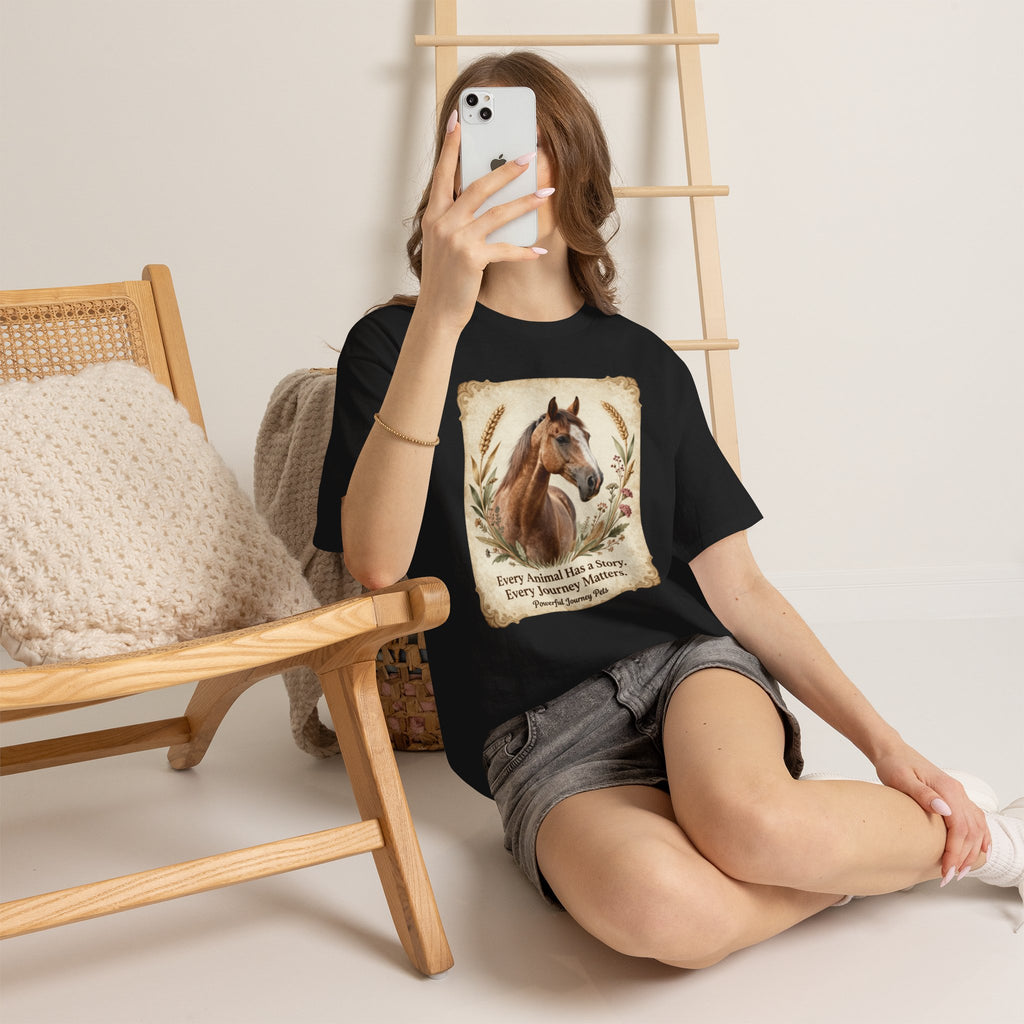 Horse Portrait Tee - Animal Rescue T-Shirt