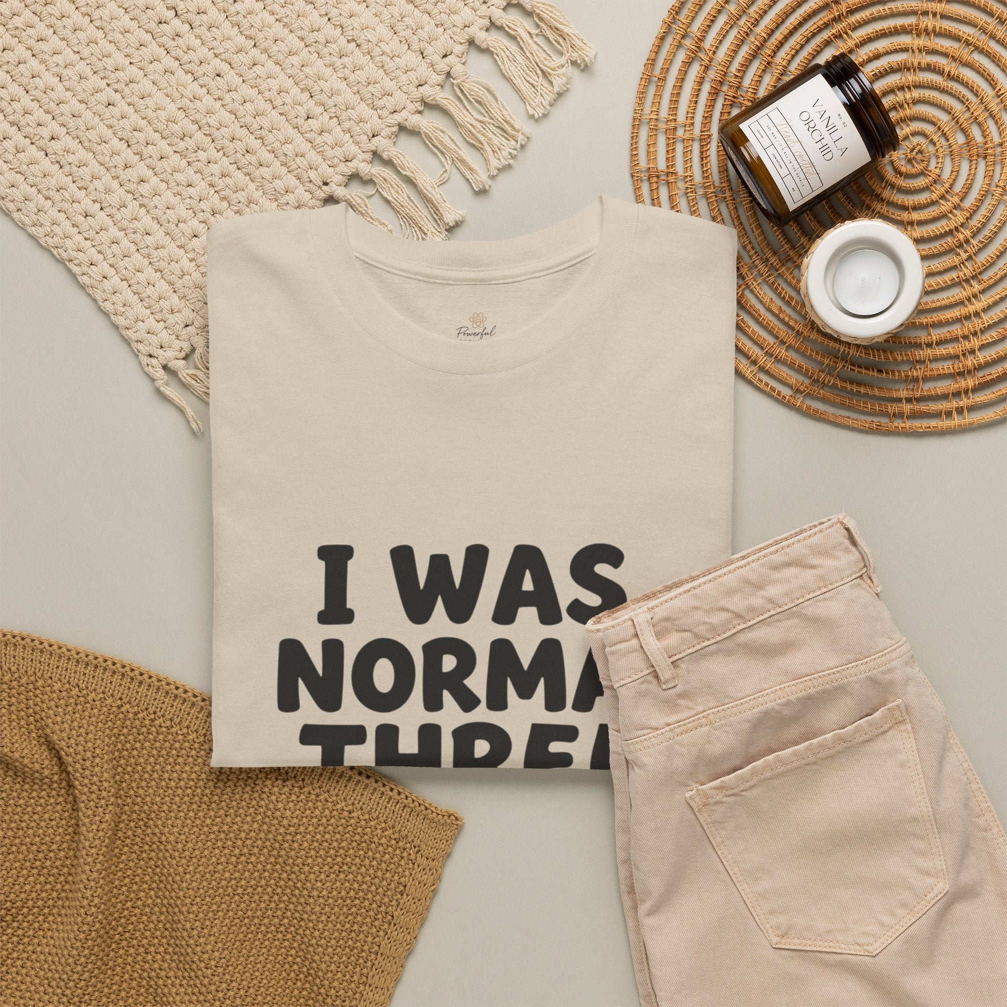 Dog Lover T‑Shirt — "I Was Normal Three Dogs Ago" Funny Pet Mom Tee