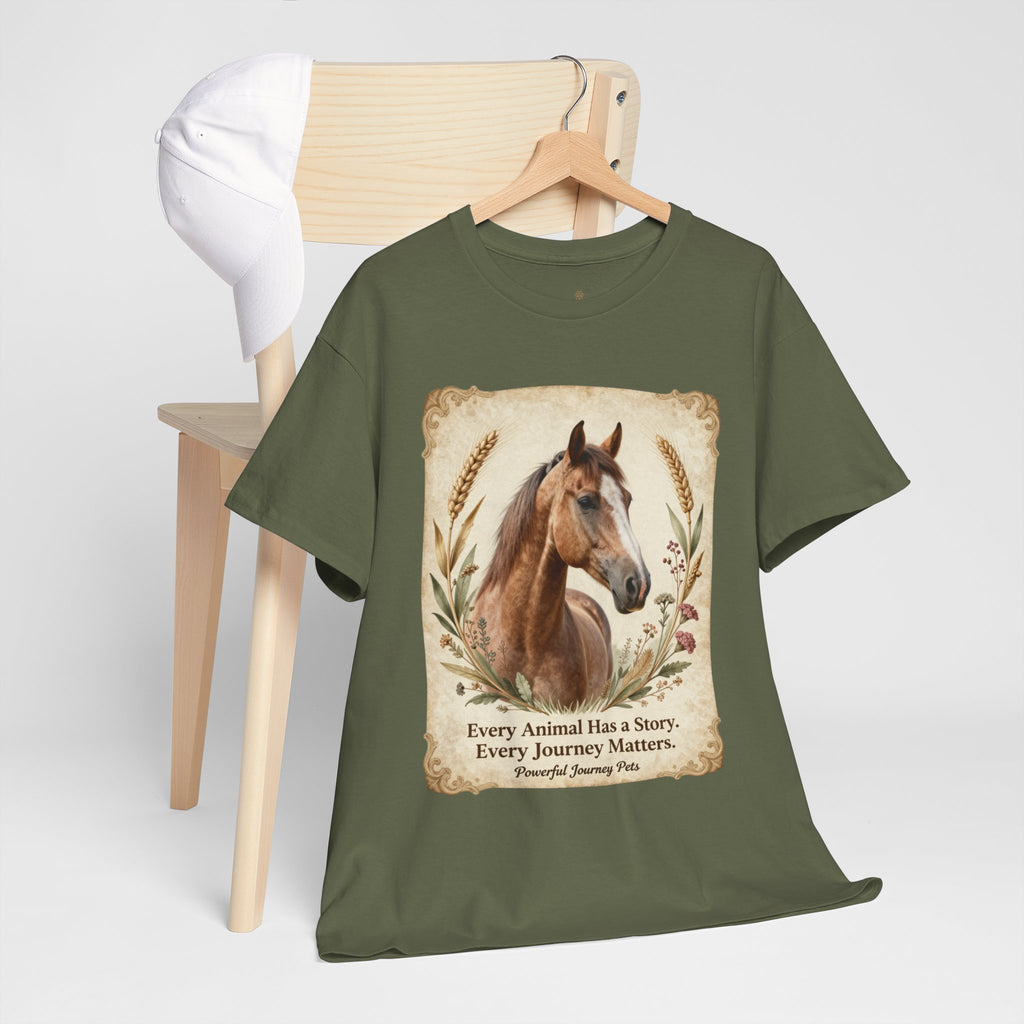 Horse Portrait Tee - Animal Rescue T-Shirt