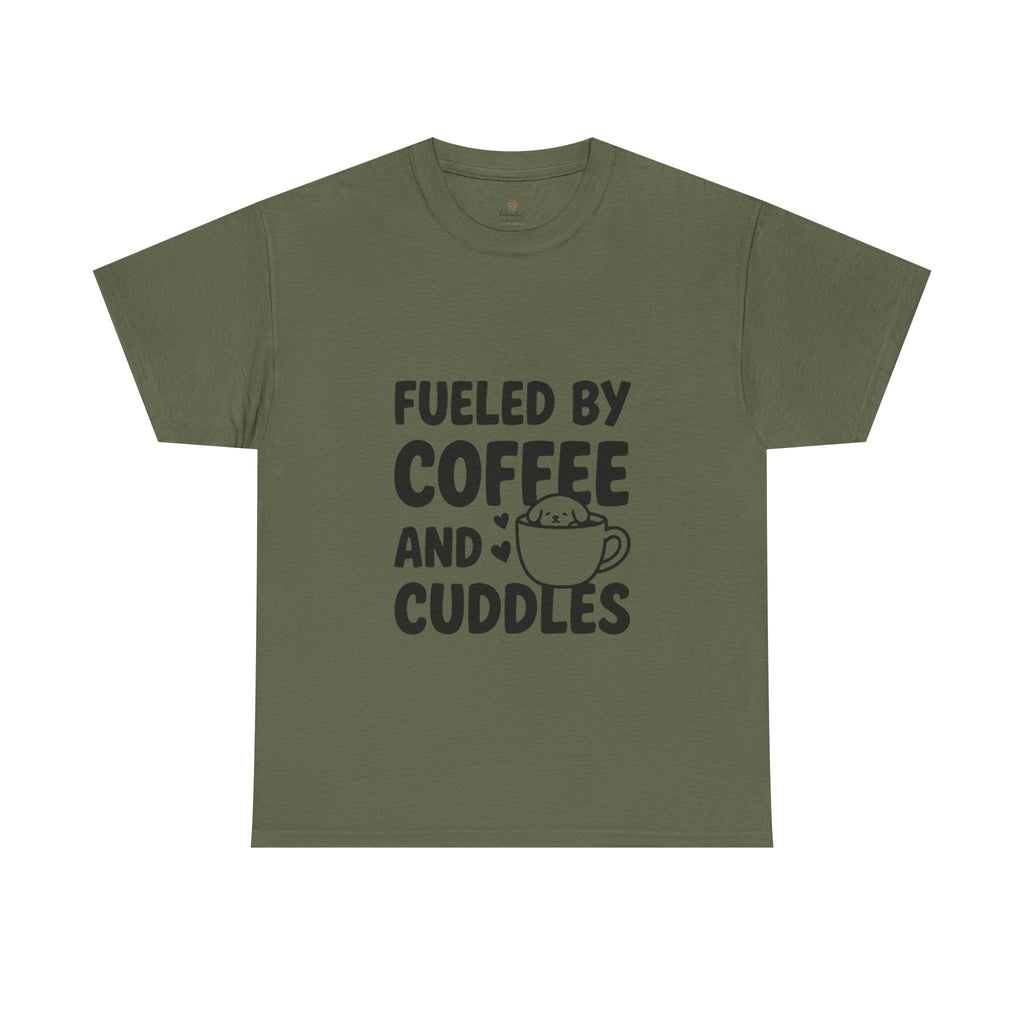 Coffee & Cuddles Dog Lovers T-Shirt