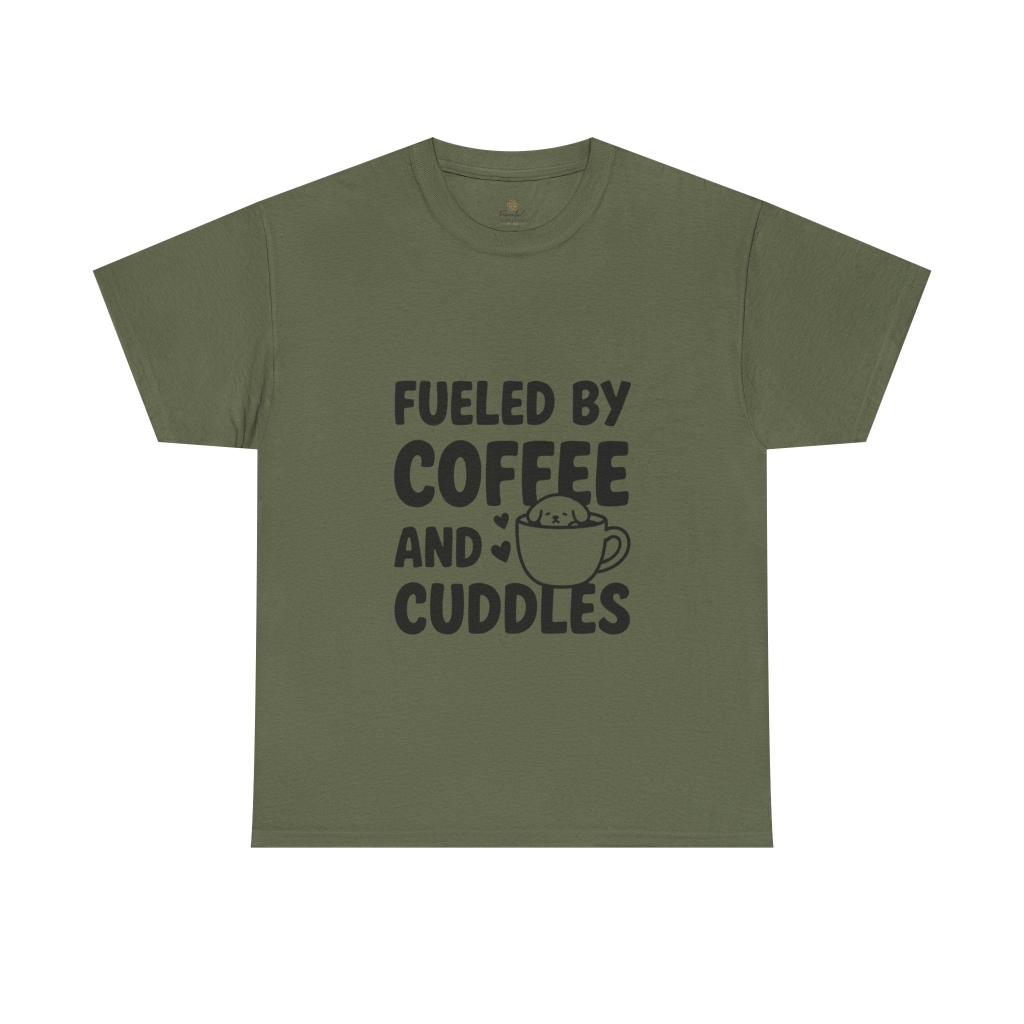 Coffee & Cuddles Dog Lovers T-Shirt