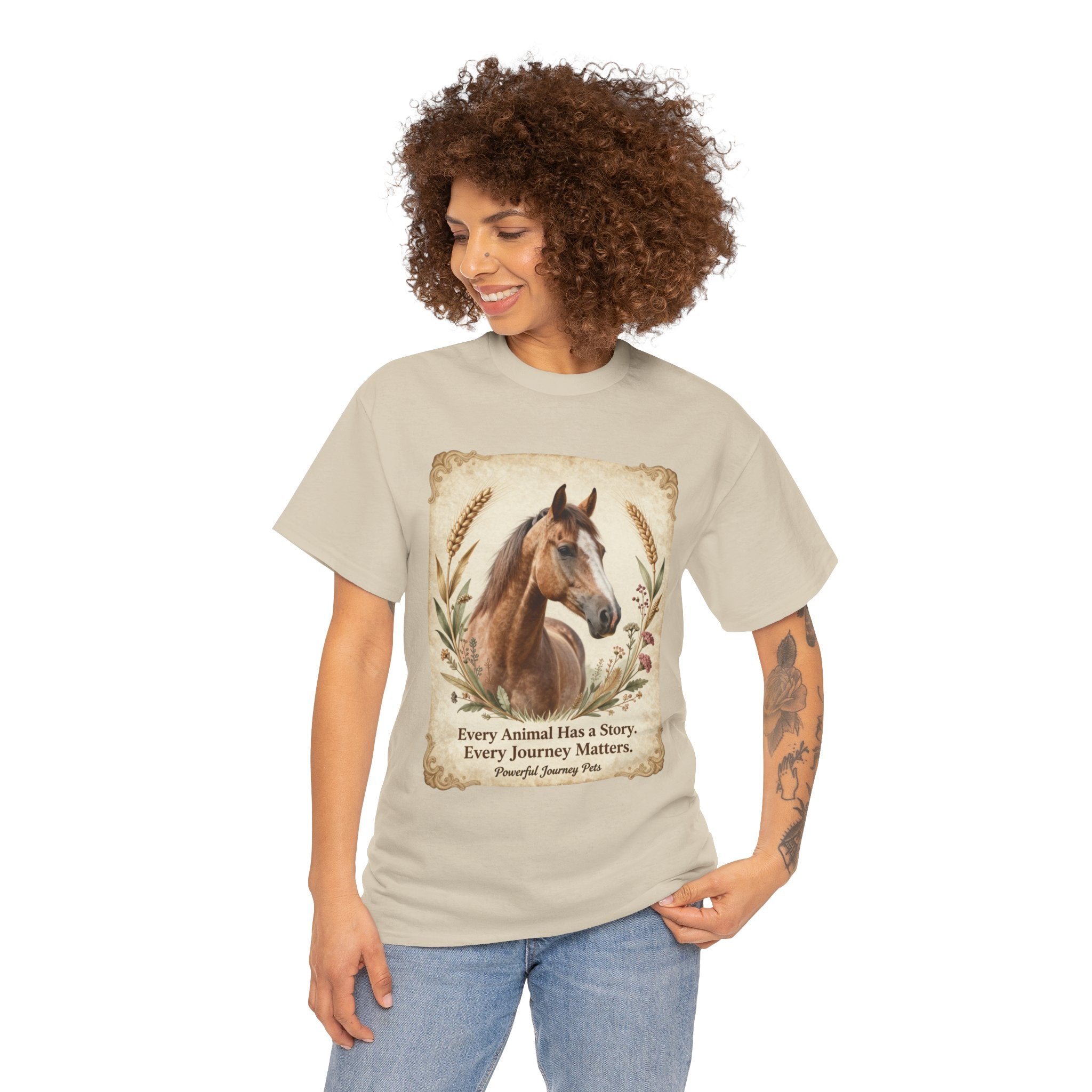 Horse Portrait Tee - Animal Rescue T-Shirt