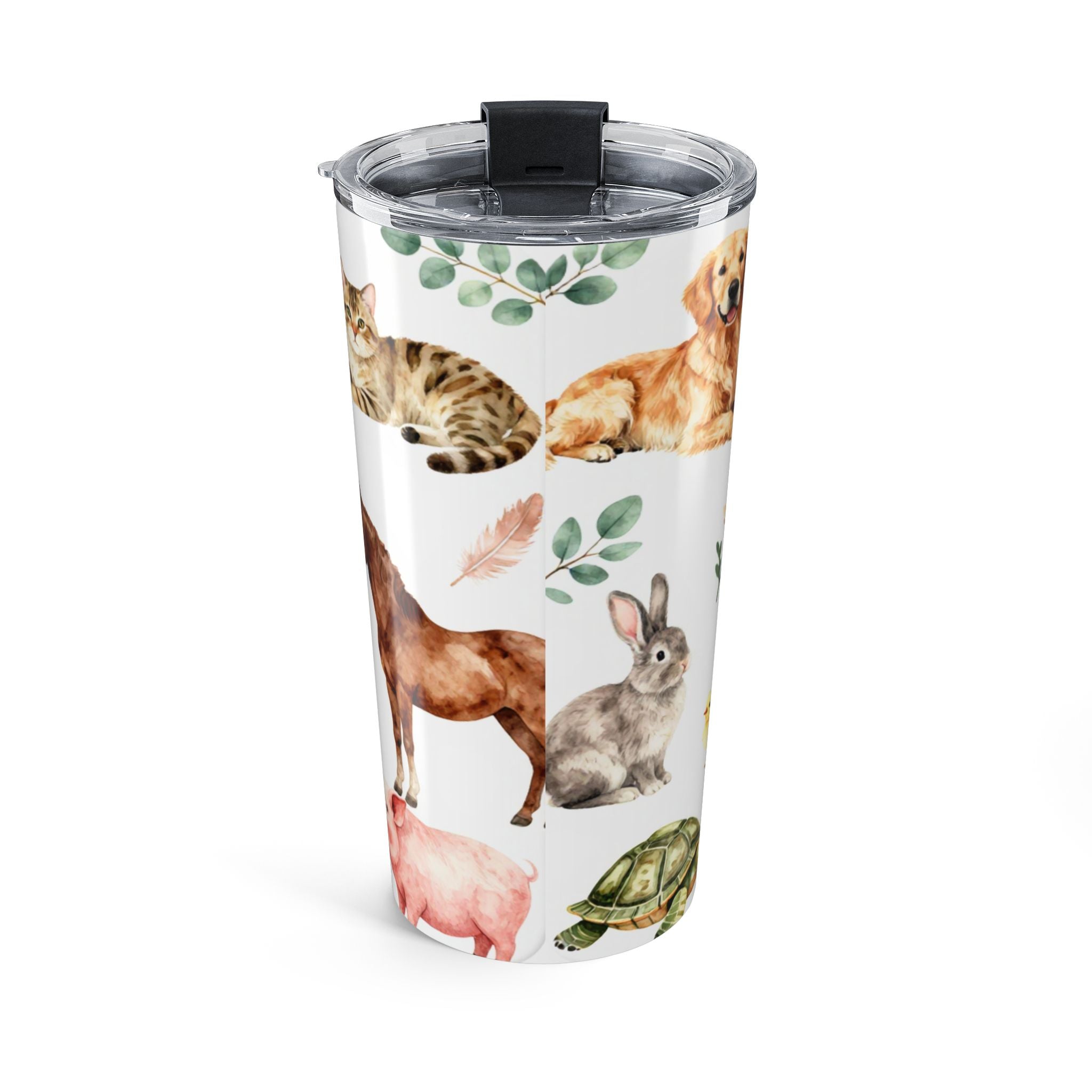 Pet Memorial 20oz Tumbler — "Every Pet, Every Journey, Every Heart" Insulated Travel Cup