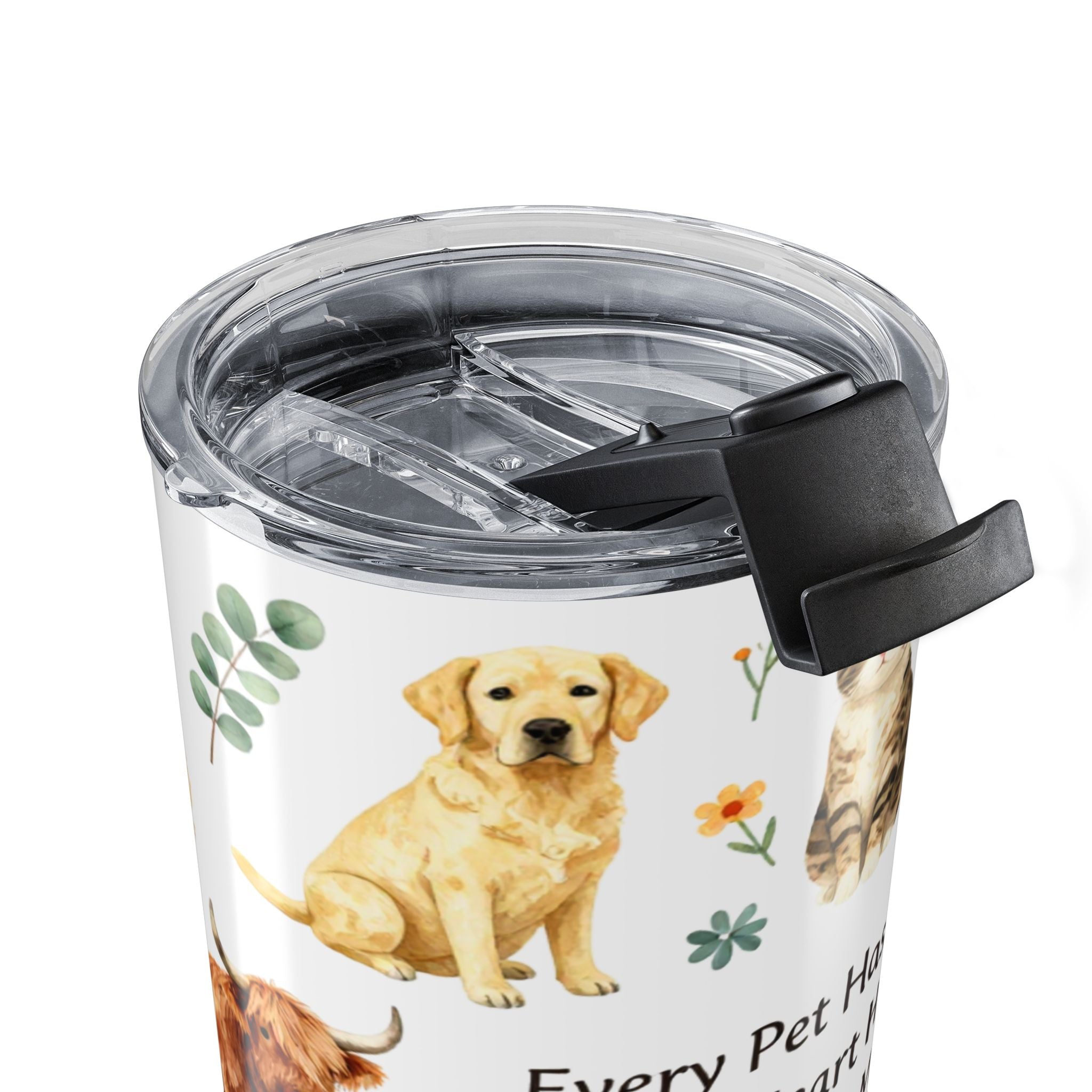 Pet Rescue 20oz Tumbler — "Every Pet Has a Story" Adoption Support Travel Mug