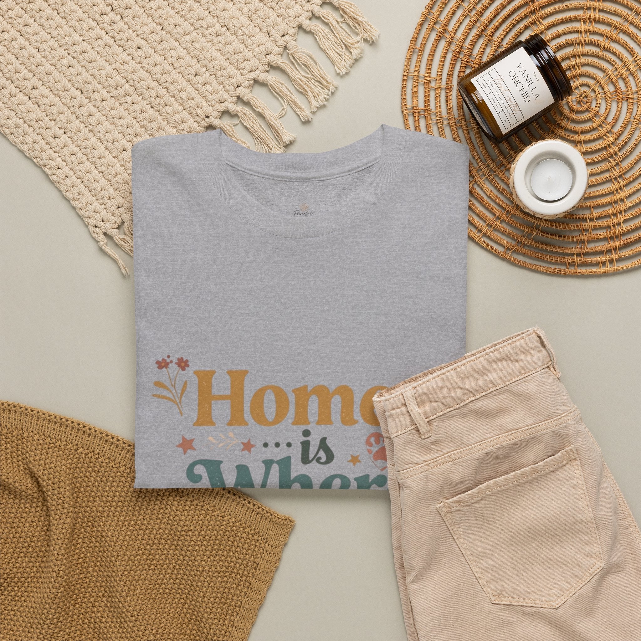 Rescue Pet T-Shirt — "Home Is Where the Rescue Is" Graphic Tee