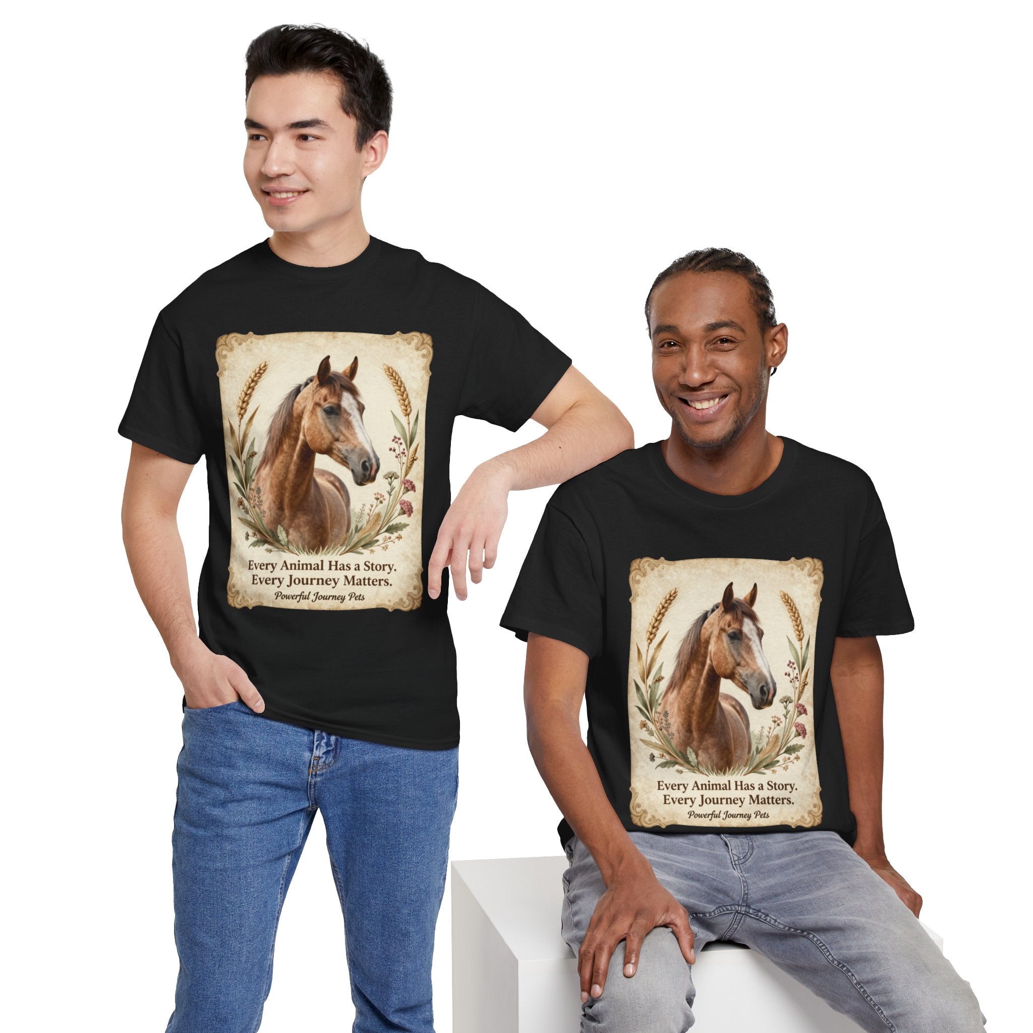 Horse Portrait Tee - Animal Rescue T-Shirt