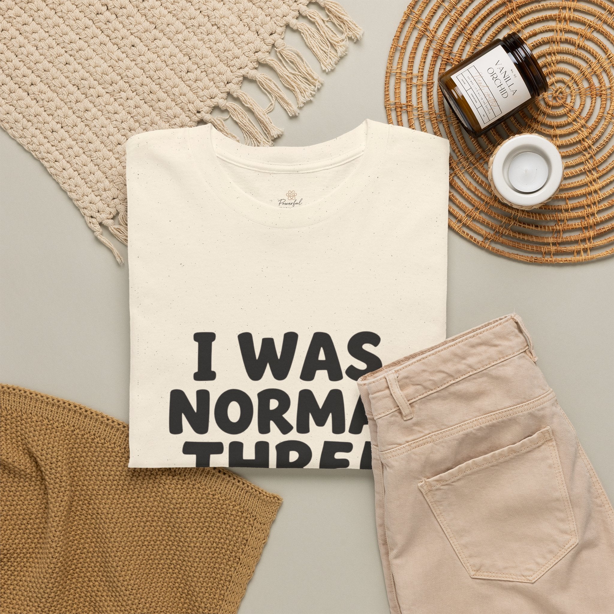 Dog Lover T‑Shirt — "I Was Normal Three Dogs Ago" Funny Pet Mom Tee