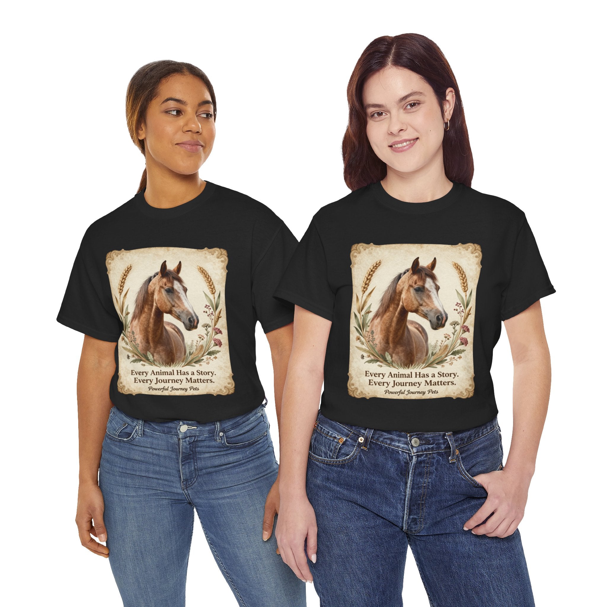 Horse Portrait Tee - Animal Rescue T-Shirt