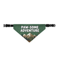 Clip-On Pet Bandana — "Paw-some Adventure" Mountain Print for Dogs & Cats
