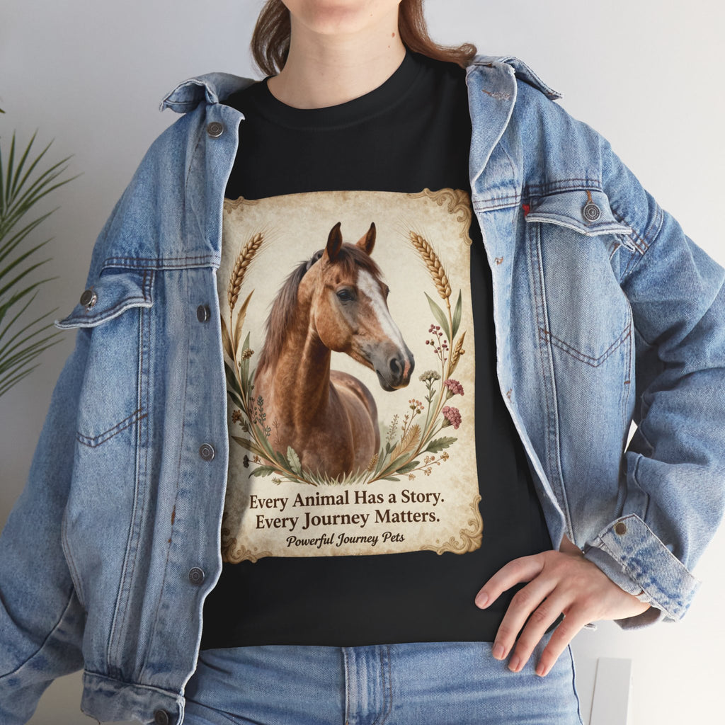 Horse Portrait Tee - Animal Rescue T-Shirt