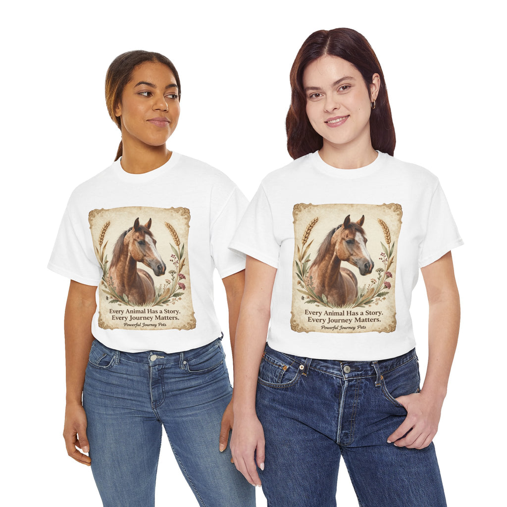 Horse Portrait Tee - Animal Rescue T-Shirt