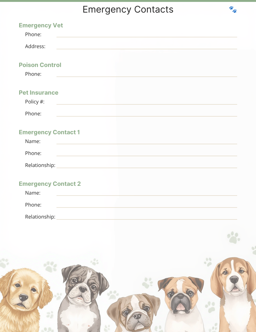 The Pawfect Planner